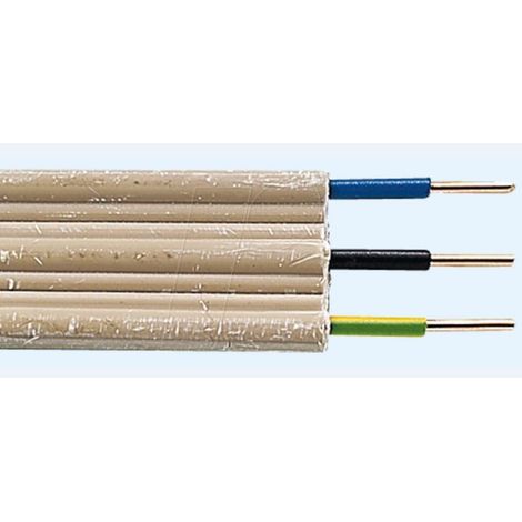 Stegleitung NYIF-J 3 x 1,5 - 10 Meter, beige Kabel & Leitungen