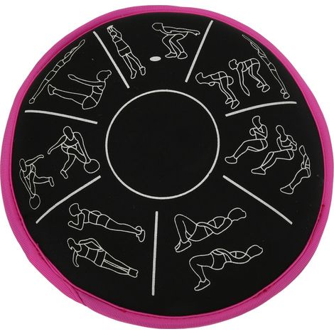 Sac d'entraînement en néoprène épais double face élastique, sable de fitness pour exercices (côté rouge rose 4 kg) (1/5)