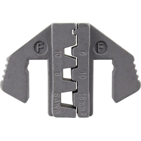 TOOLCRAFT PLE-0F Crimpeinsatz Aderendhülsen  6 bis 16 mm²   Passend für Marke (Zangen):TOOLCRAFT PZ-