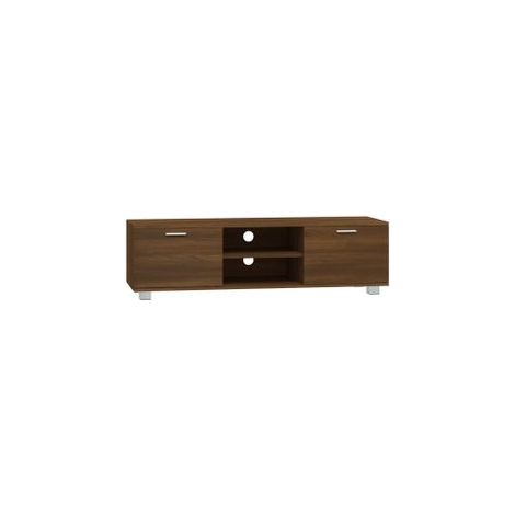 Meuble TV Chêne marron 140x40,5x35 Bois d'ingénierie (1/5)