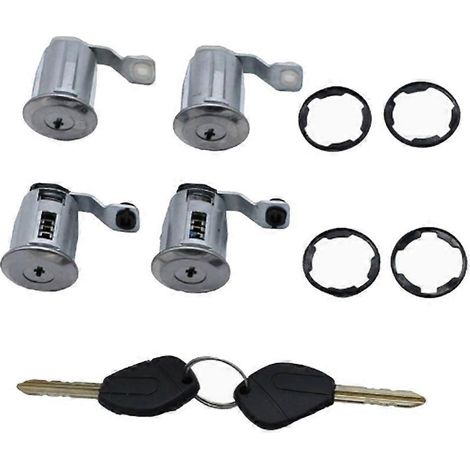Compatible avec les cylindres de serrure de portière des voitures Partner et Berlingo, avec 2 clés, référence 9170G3 252522 9170CW (1/5)
