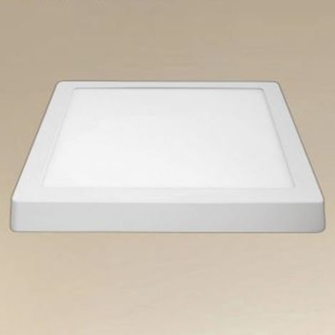 TrAdE Shop Traesio - Plafoniera Led Da Soffitto 24w Luce 3000k-6500k Parete Quadrato Con Interruttore 00199 - (1/4)