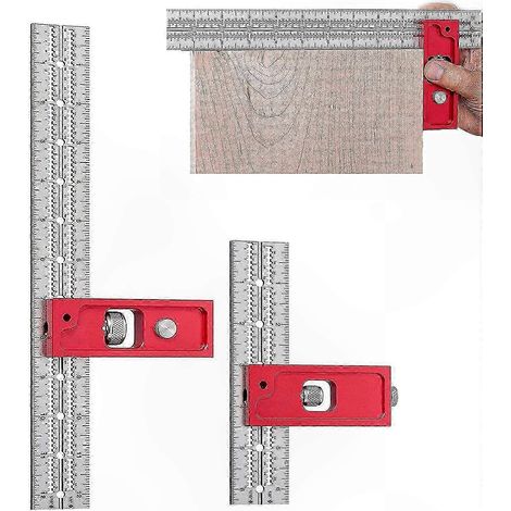 Équerres de menuiserie réglables, équerres combinées et doubles pour un travail de précision artisanal (1/5)