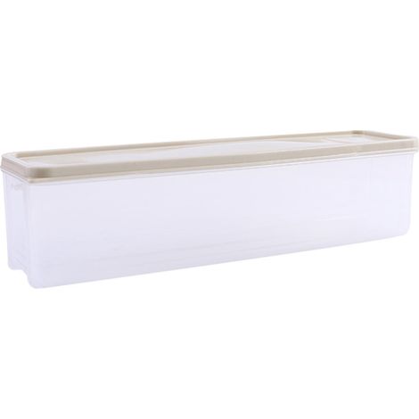 Ensemble de boîtes de conservation hermétiques – idéales pour les pâtes, les spaghettis et autres aliments, pour l'organisation et le rangement du garde-manger – bocaux en plastique avec couvercles ré (1/5)