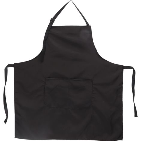 Tablier adulte imperméable cuisine sans manches noir peinture artisanat bricolage