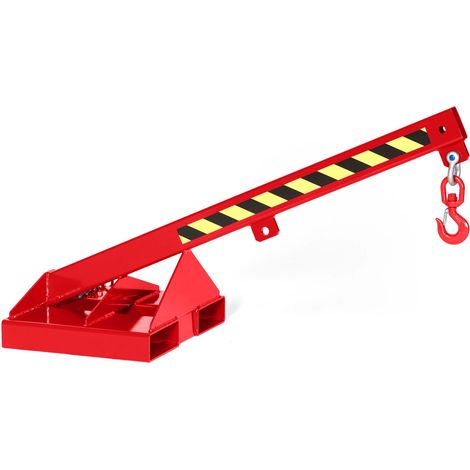 RR Industrietechnik starrer Kranarm Typ RLH-1 bis zu 1000kg Tragkraft RAL 3000 Feuerrot