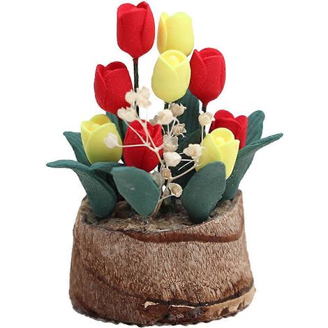 Mini-accessoires de décoration, mini-meubles, plantes en pot, mini-bonsaïs (1/5)