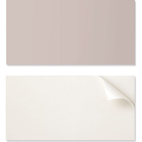 Panel de vinilo autoadhesivo con estampado decorativo, 100 x 50 cm, color marr贸n claro.
