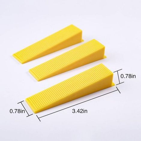 Kit De Nivellement De Carrelage - 200 Pinces 1 5 Mm - 100 Caules Réutilisables - Pince De Serrage Incluse - Pour Sol Et Mur (1/5)