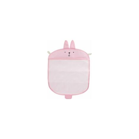 Badespielzeug-Aufbewahrung, Baby-Spielzeug-Organizer, Badezimmer-Hängenetz-Beutelhalter, Rosa
