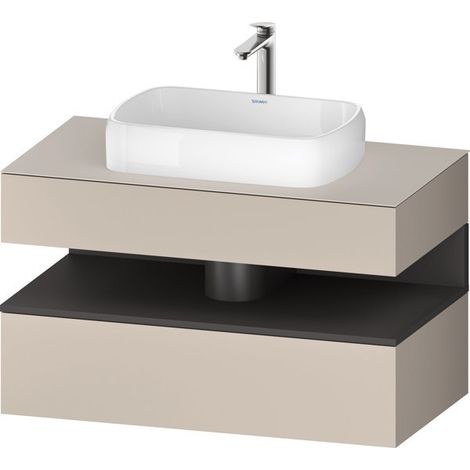 Duravit Collection One Konsolenwaschtischunterbau, 1 Auszug, 1 (1/2)