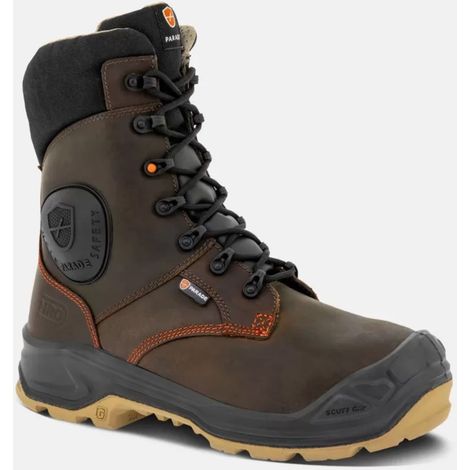 Scarpe antinfortunistiche alte uomo PARADE NARENA S3S Marrone 42