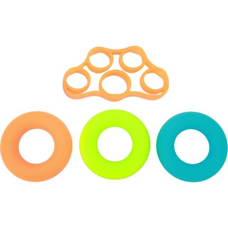 Poignée de renforcement des doigts en silicone, lavable, portable, multicolore, extenseur de main et de poignet, petit format