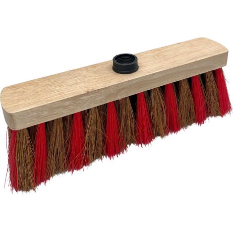 Balai coco zébré monture en bois - COBIC