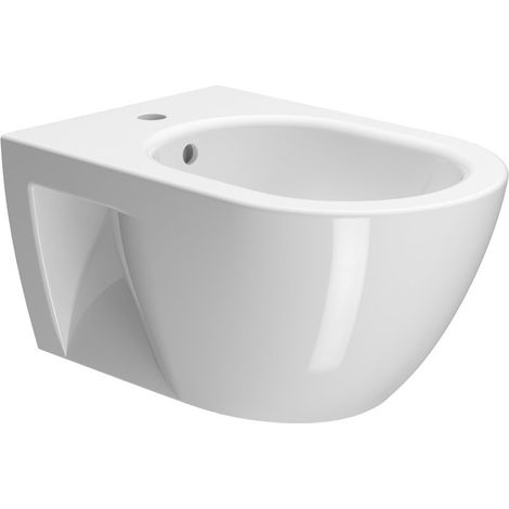 Bidet suspendu PURA ECO 36x55cm, blanc ExtraGlaze (1/2)