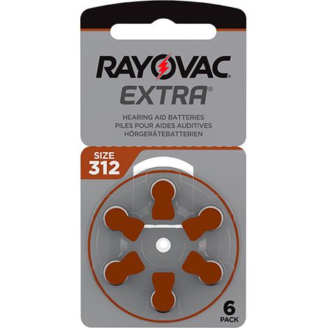 Rayovac - Pile auditive 312 RAYOVAC 1.45V 165mAh