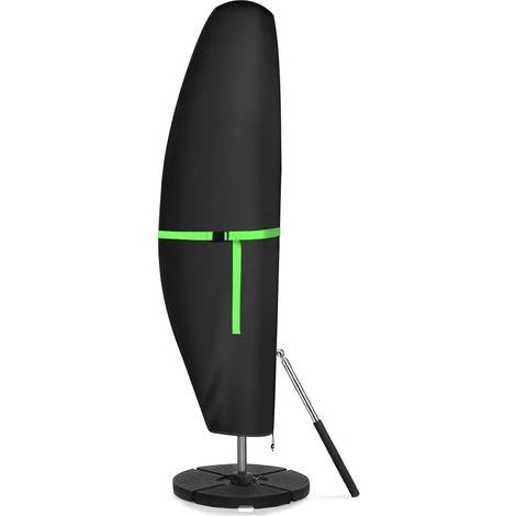 BDD Schutzhülle für Sonnenschirme mit Stange und Ampelschirme (2–4 m) – Schutz vor Witterungseinflüssen, UV-Strahlung und Wind für den Außenbereich (280 x 30/81/46 cm) (1/5)