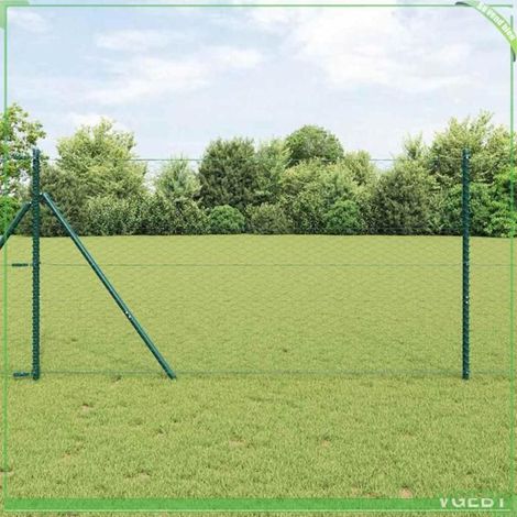 ABI Clôture hexagonale Vert 1 x 100 m Acier 7291712222139 (1/5)