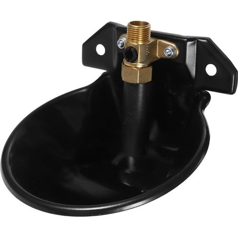Abreuvoir Automatique en Bol Noir Grosse Capacité pour Bovins (1/5)