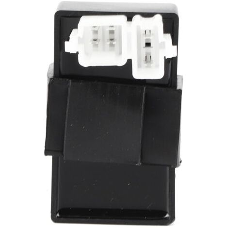 BUNTHAUS Boîtier d'allumage CDI pour moto, module moteur anti-vieillissement et résistant à la chaleur, 6 broches, ABS noir, pour moto tout-terrain et quad. (1/5)