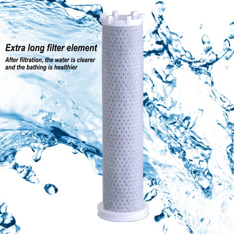 Cartuccia filtro doccia - Carbone attivo - Anti-imperfezioni - Facile da installare - Universale - Ricambio durevole per bagno e palestra (1/5)