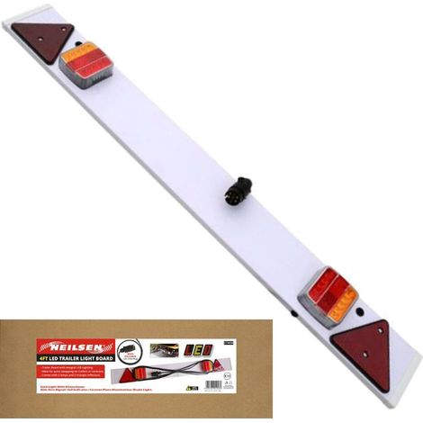 Neilsen 4ft Led Rear Tail Stop Light Indicator Trailer Light Board With 5m Cable (1/2)