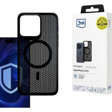 Funda MagCase con refrigeración 3mk para Apple iPhone 15 Pro