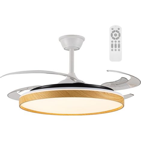 Ventilador LED aspas plegables Tamero L CCT Dim (80W) (1/5)