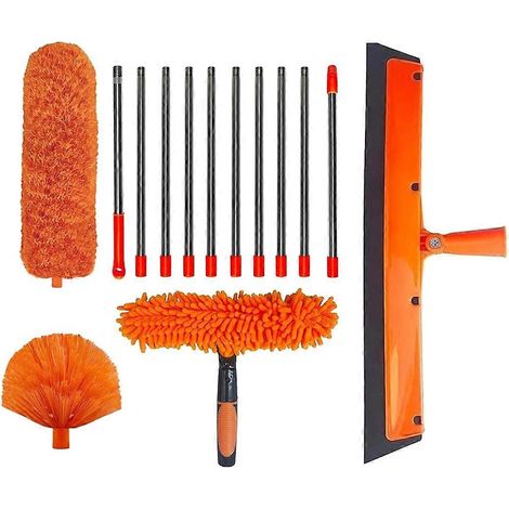 Ceiling plumeau fenêtre brosse de nettoyage télescopique microfibre poussière brosse de nettoyage verre Wiper Ceiling (1/5)