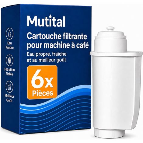 6 Filtres à Eau pour Machines Compatible avec EQ3, EQ6, EQ9, EQ500 (1/5)