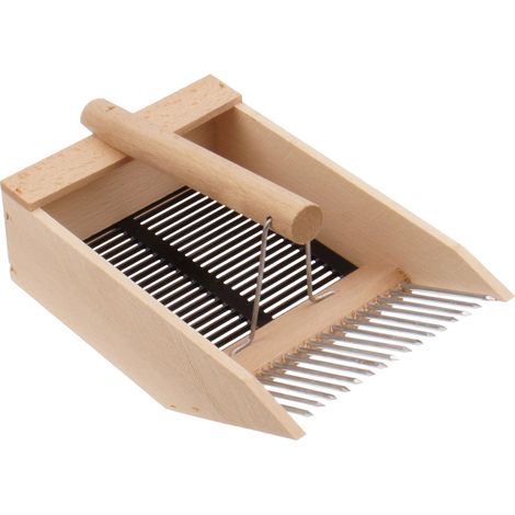 RACCOGLIBACCHE E MIRTILLI IN LEGNO CON DENTI A PETTINE IN FERRO -248002 (1/5)