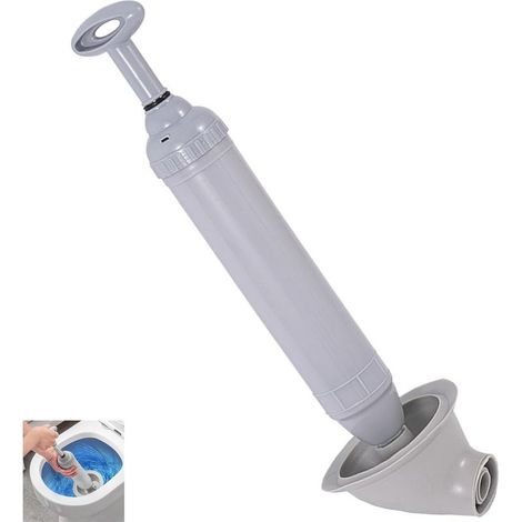Deboucheur Canalisation WC Haute Pression Pompe Deboucheur Canalisation Déboucheur à Pompe Deboucheur air Comprime Déboucheur de Toilette à Air Comprimé pour Les Toilettes à Mauvais écoulement (1/5)