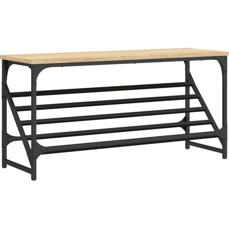 Étagère à chaussures, Range-chaussures chêne sonoma 90x30x45 cm bois d'ingénierie fr9817 - Maison La Vie (1/5)