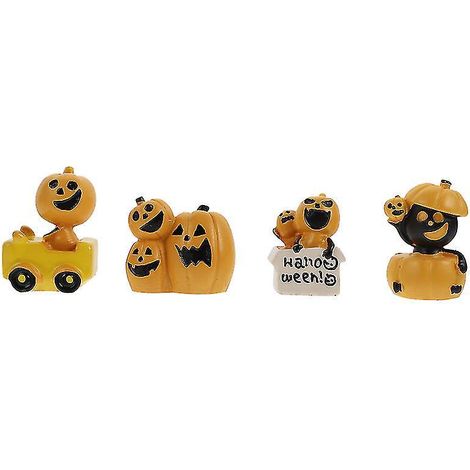 4-teiliges Mikro-Landschaftsdekor für Halloween-Dekorationen