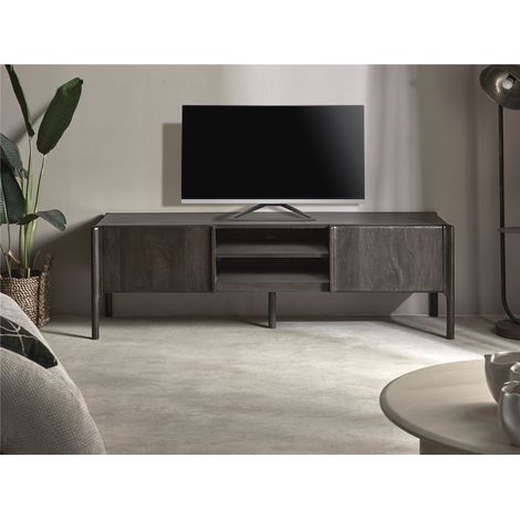 Ares TV-Schrank, Mango-Wengue, 160 x 45 x 50 cm. 160 x 45 x 50 cm (1/3)