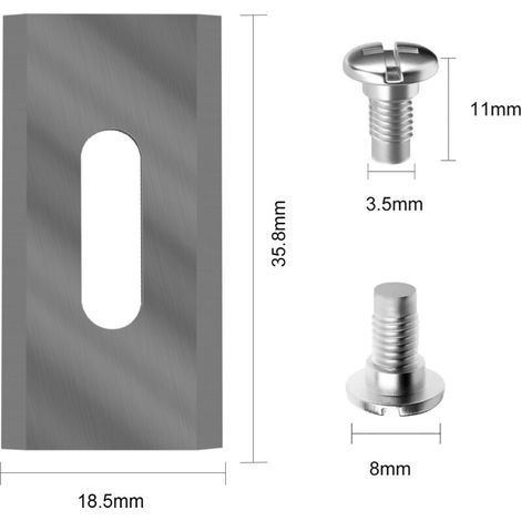 Lot de 30 lames de tondeuse Husqvarna à double affûtage en acier inoxydable (1/3)