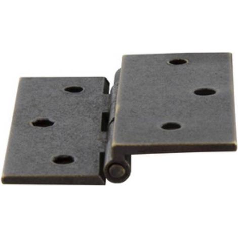 24 x CERNIERA FRESATA 1/2 COLLO OTTONE BRONZ 50X40 MM