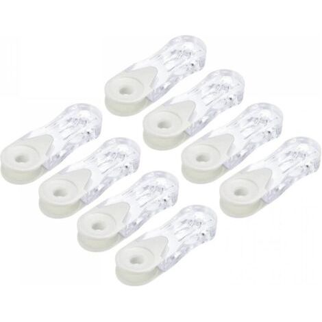 Lot de 8 poids de cordon de store 90 mm pour rideau de fenêtre et volet roulant vertical romain Blanc