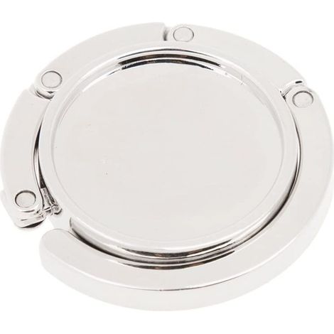 Gancho para bolso de mujer, gancho para bolso plegable, colgador de bolso, soporte para bolso de mesa, gancho para bolso, colgador plateado