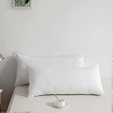 Filiyano – oreiller en polyester brossé – Lot de 2 taies d'oreiller en polyester brossé avec fermeture portefeuille, 48 x 74 cm (1/5)