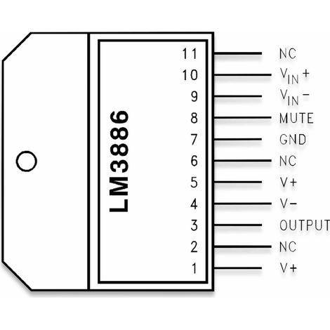 TEXAS INSTRUMENTS Audio-Leistungsverstärker LM3886TF/NOPB,
