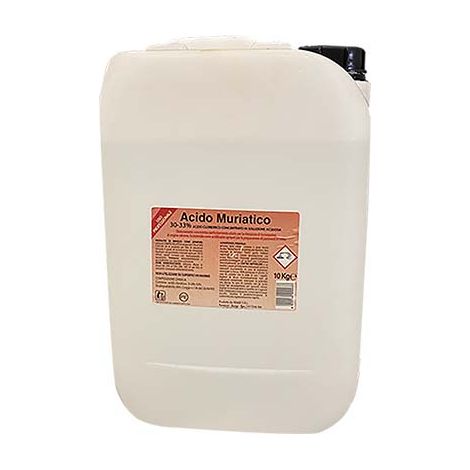 ACIDO CLORIDRICO MURIATICO 3033%  KG 10