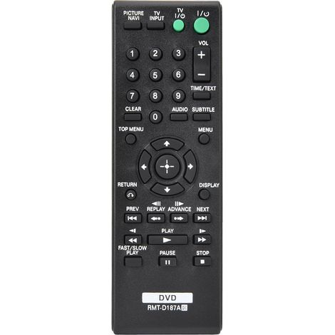 Ersatzfernbedienung für Sony RMT-D187A DVD-Player (1/5)