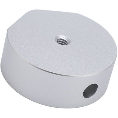Adaptateur de montage pour trépied Satellite, alliage d'aluminium universel, Conversion filetée de 1/4 pouces pour plat rectangulaire, argent. (1/5)