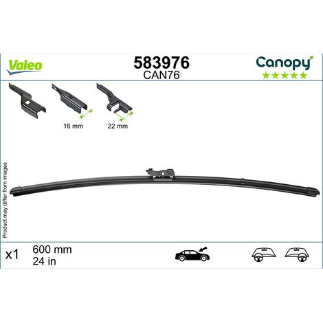 Balai d'essuie-glace Valeo 583976 ABARTH