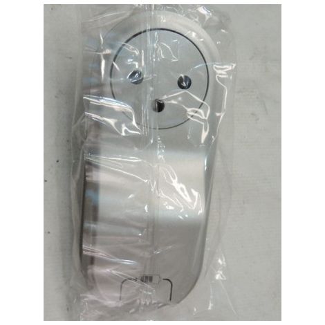 Enjoliveur titane pour prise 2P+T 16A surface + chargeur USB semi encastré (067116) Céliane LEGRAND 068416 (1/6)
