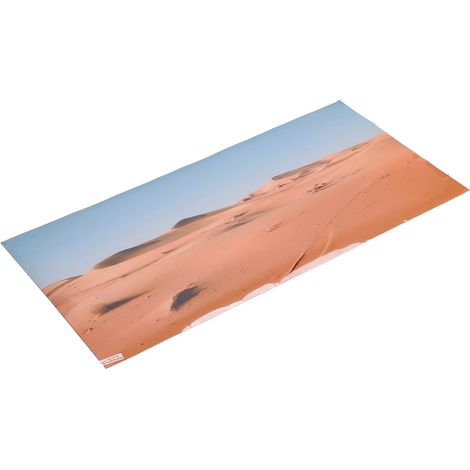 Poster pour aquarium en PVC autocollant imperméable 3D style désert, décor de fond pour aquarium, 122 x 50 cm (1/5)