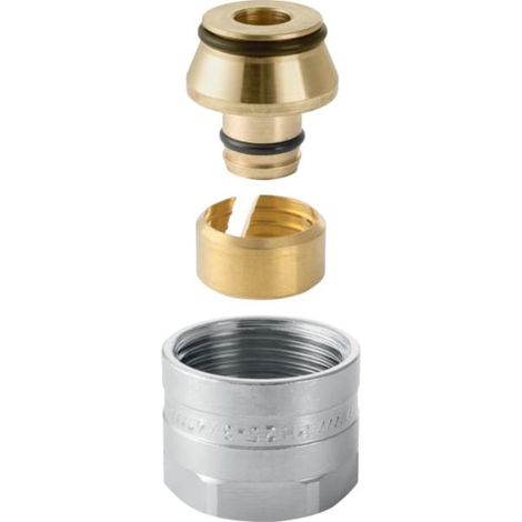 Geberit raccord à vis 651534222 Ø 20 x G 3/4, à Eurocône, laiton (1/3)