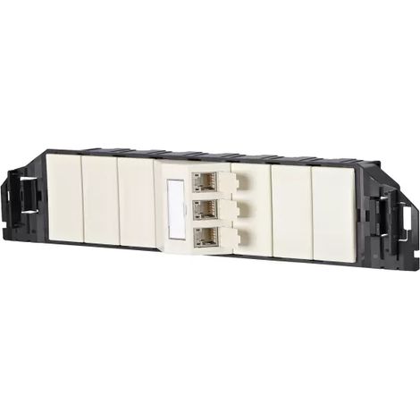 Metz Connect E-DAT subway 3 Port GB3 perlweiß 1309310301-E (1/2)