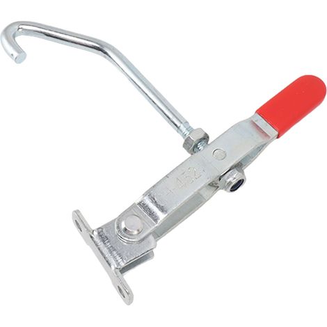Pince à bascule en J GH 452, loquet à dégagement rapide réglable, pince à bascule robuste pour porte, coffre, couvercle de fumoir (1/5)